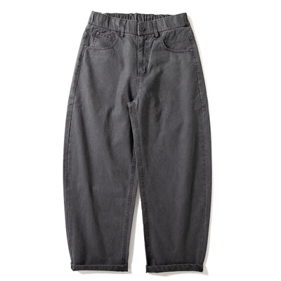 Men's Retro Loose Straight Trousers, Casual Pants, Vintage Style Workwear Chinos