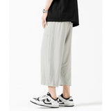 Summer Ice Silk Thin Loose Straight Casual Pants