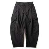 Men's Loose Wide-leg Scimitar Pants, Casual Baggy Trousers, Japanese Streetwear Style