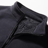 Men's Double-faced Velvet Jacket, Thickened Warm Winter Coat, Loose Casual Stand Collar