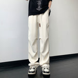 Straight Leg Drawstring Loose Casual Drape Pants