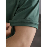 Men's Premium Breathable T-Shirt Soft Solid Color Crew Neck Casual Tee