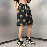 Casual Loose Printed Quick-drying Wide-leg Shorts