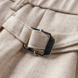 Breathable Linen-Feel Casual Dress Shorts
