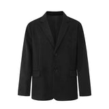 Casual Loose Fit Single-breasted Suit Jacket