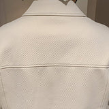 Collared Twill Topstitch Work Jacket