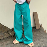 Casual Drape Straight Suit Trousers