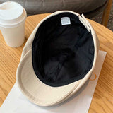 Retro British Simple Solid Color Hat