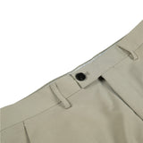 Men's British Business Slim Solid Color Casual Suit Pants