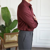Men's Casual Slim Fit Business Formal Shirt