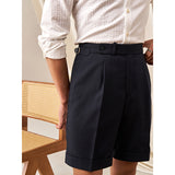 Italian Linen Non-iron Straight Breathable Casual Shorts