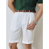 Leather Casual Men's Belt with Pin Buckle