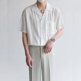 Men's Summer Loose Short-Sleeved Shirt
