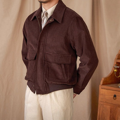 Casual Corduroy Warm Cotton Bomber Jacket