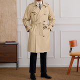 Casual Lapel Double-breasted Trench Coat