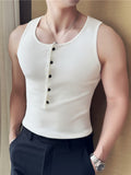 Vintage Striped Knitted Vest