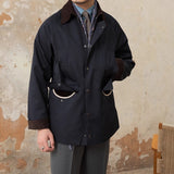 Vintage Waterproof Windbreaker Corduroy Lapel Jacket