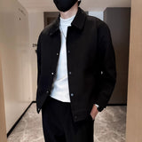 American Slim-fit Wool Lapel Jacket