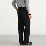 Italian Casual Straight-leg Loose Trousers