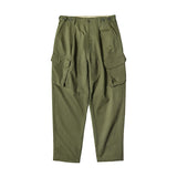 Men's Casual Workwear Elastic Drawstring Straight Trousers