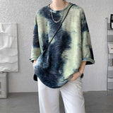 Wrinkle Tie-dye Half-sleeve T-shirt