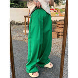 Casual Drape Straight Suit Trousers