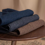 Italian Retro British Style Wool Herringbone Trousers