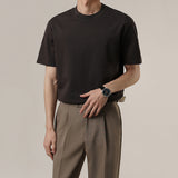 Casual Slim Fit Crew Neck T-shirt