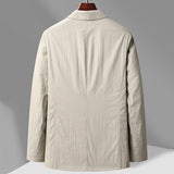 Men's Casual Business Blazer, Wrinkle Resistant Suit Jacket, Smart Casual Sport Coat