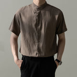 Casual Stand Collar Breathable Top