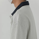 Patchwork Fake Two-piece POLO Shirt