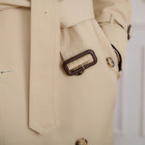 Casual Lapel Double-breasted Trench Coat