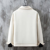 British Casual Style Short Lapel Jacket