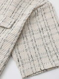 Loose Casual Striped Crew Neck Cardigan Shirt