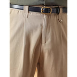 Leather Casual Men's Belt with Pin Buckle