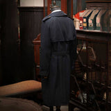 Double Breasted Business Casual Raglan Sleeve Coat