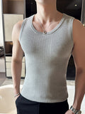 Vintage Striped Knitted Vest