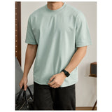 Men's Lyocell Skin-Friendly Crew Neck T-Shirt