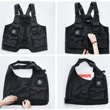 Multi-pocket Dual-purpose Shoulder Bag Vest