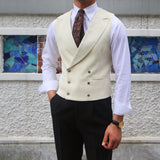 Slim Double Row Waistcoat Casual Vest