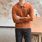 Solid Color Vintage Lapel Sweater