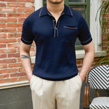 Lapel Knitted POLO Shirt