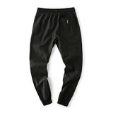 Men's Casual Slim Fit Elastic Waist Solid Color Pants