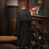 Double Breasted Business Casual Raglan Sleeve Coat