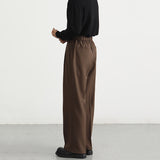 Italian Casual Straight-leg Loose Trousers