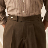 Italian Linen Non-iron Straight Breathable Casual Shorts