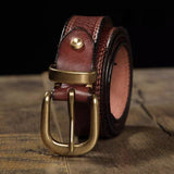 Top-grain Cowhide Genuine Leather Belt