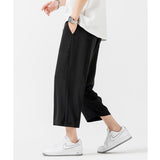 Summer Ice Silk Thin Loose Straight Casual Pants