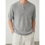 Breathable Casual Lyocell-Linen T-Shirt