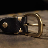 Top-grain Cowhide Genuine Leather Belt